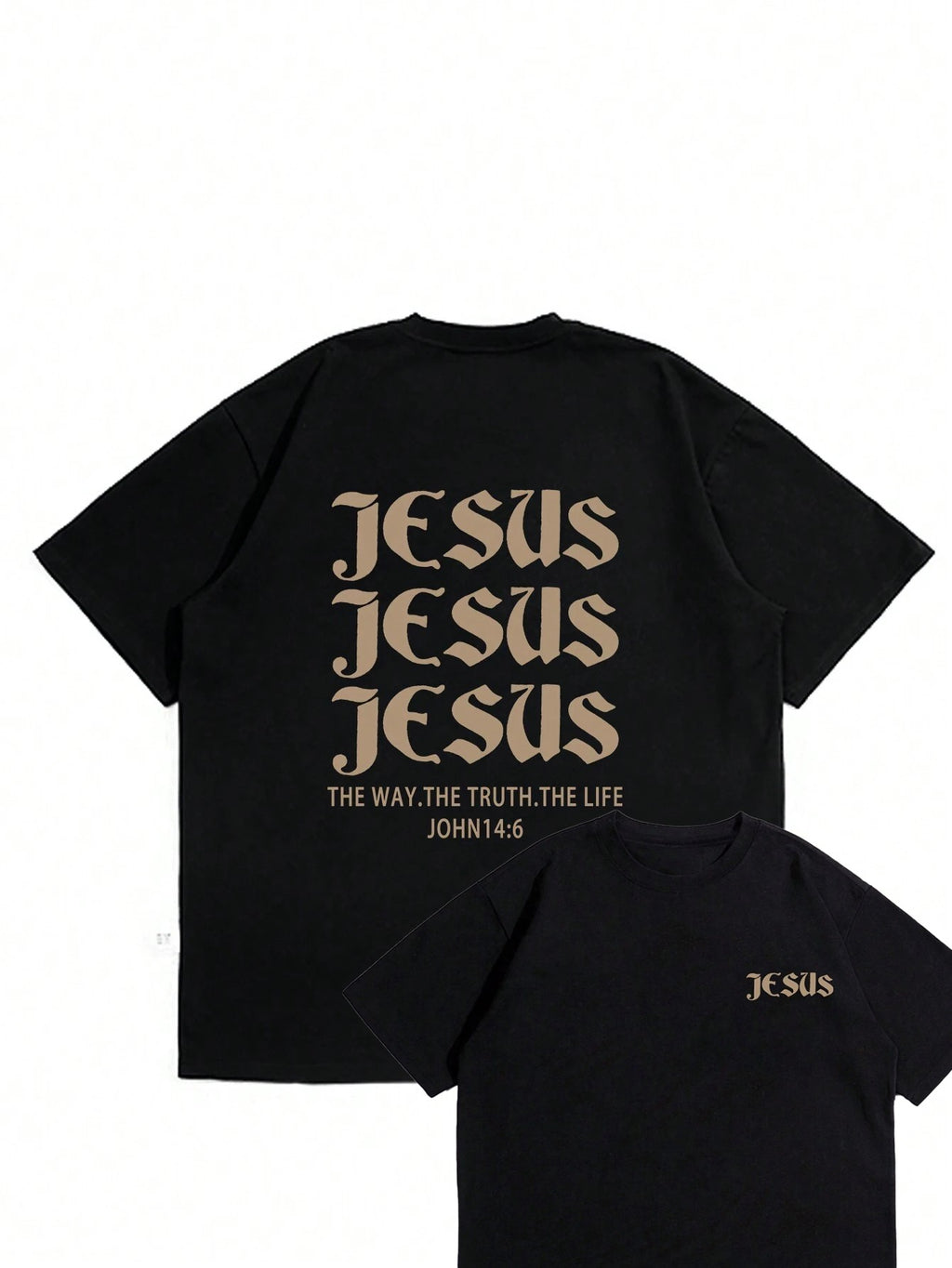 Camiseta de Algodão Oversized Jesus