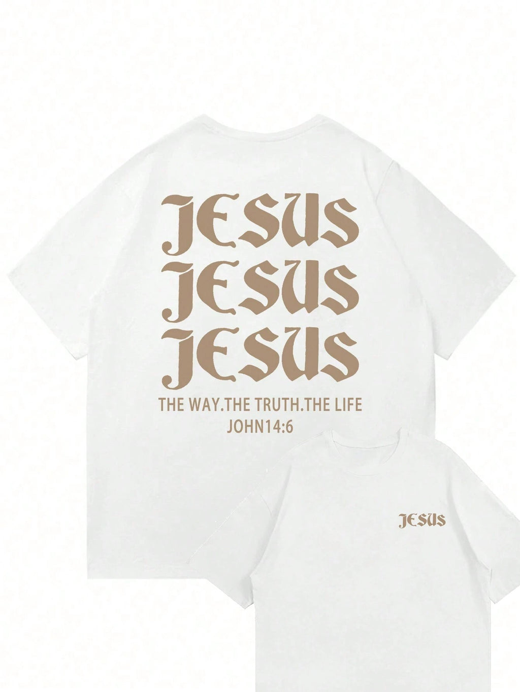 Camiseta de Algodão Oversized Jesus