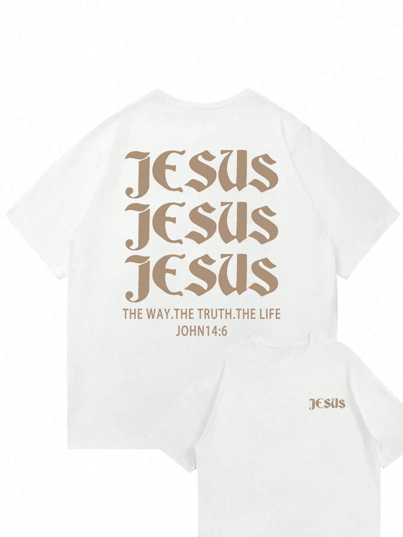 Camiseta de Algodão Oversized Jesus