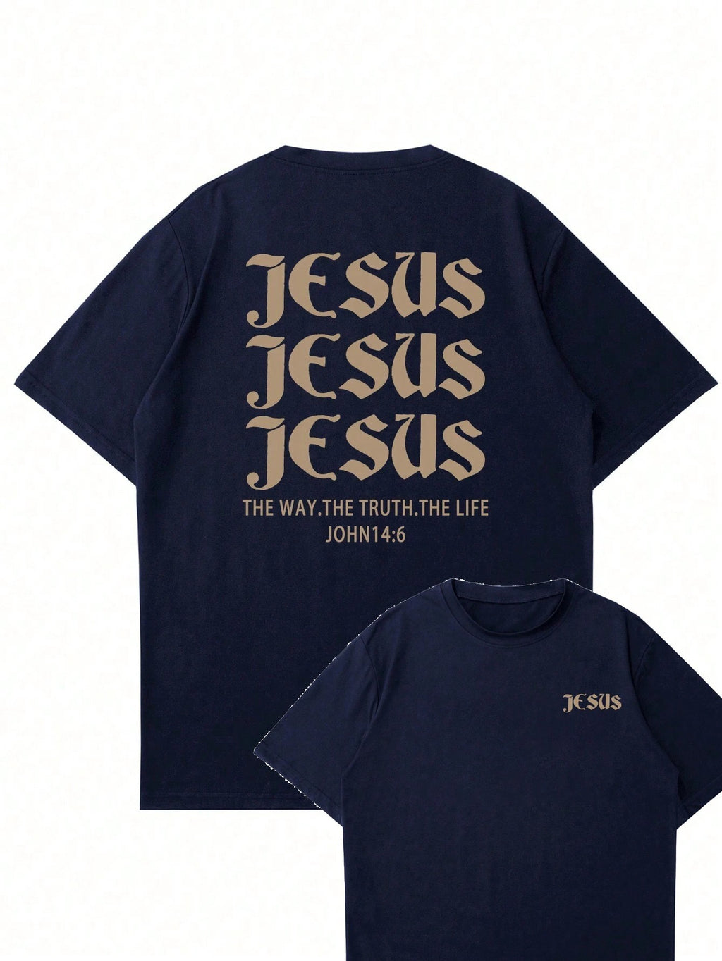 Camiseta de Algodão Oversized Jesus