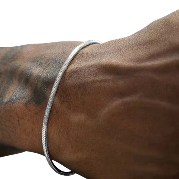 Pulseira Masculina em Prata Esterlina 925