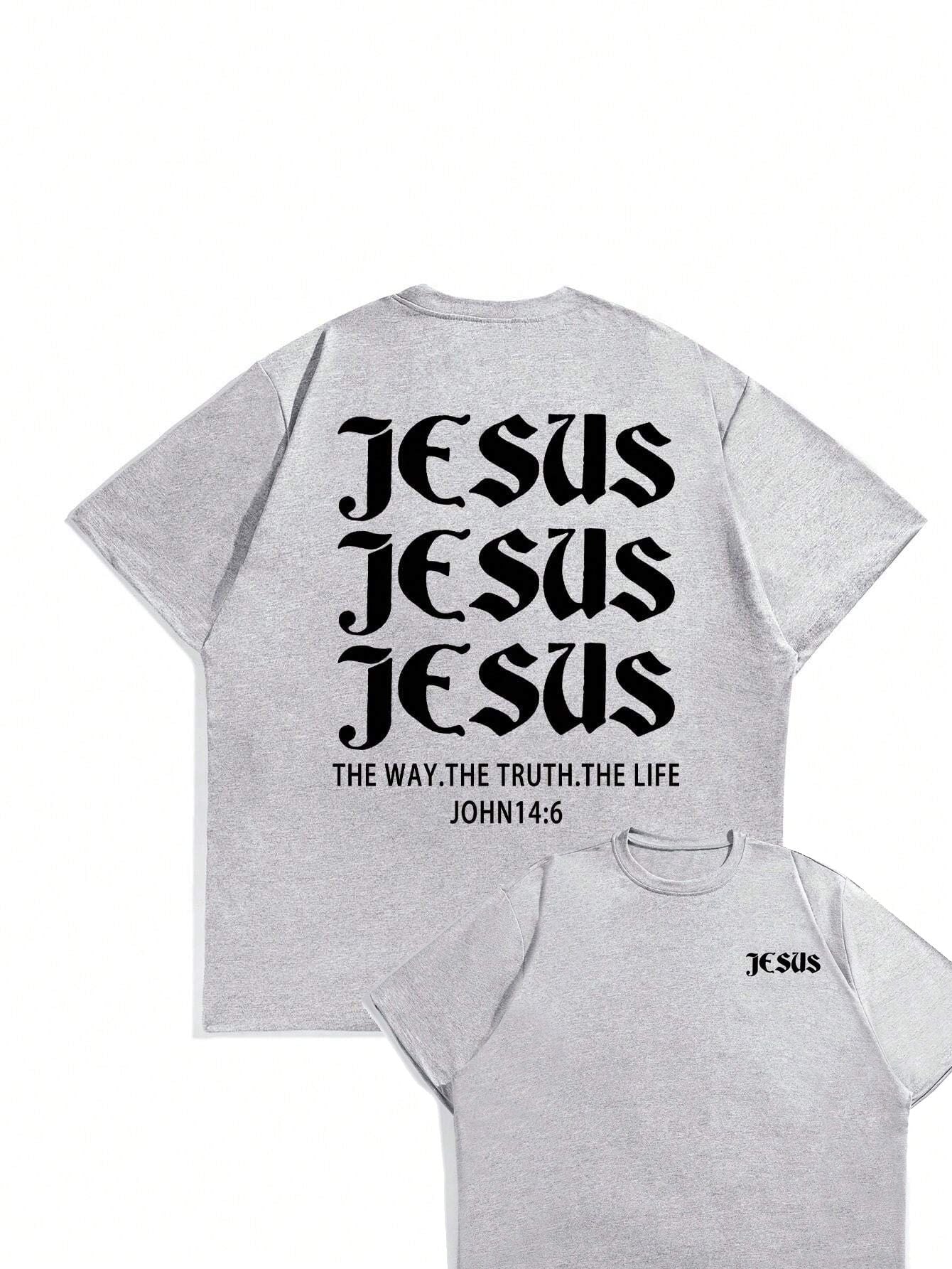 Camiseta de Algodão Oversized Jesus